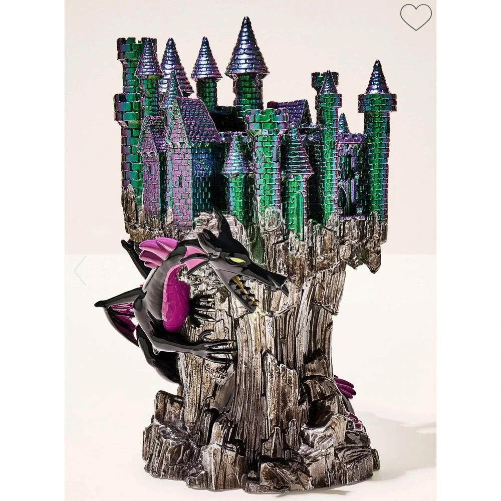 Bath & Body Works Maleficent Dragon Castle Disney Villains Candle Holder NEW